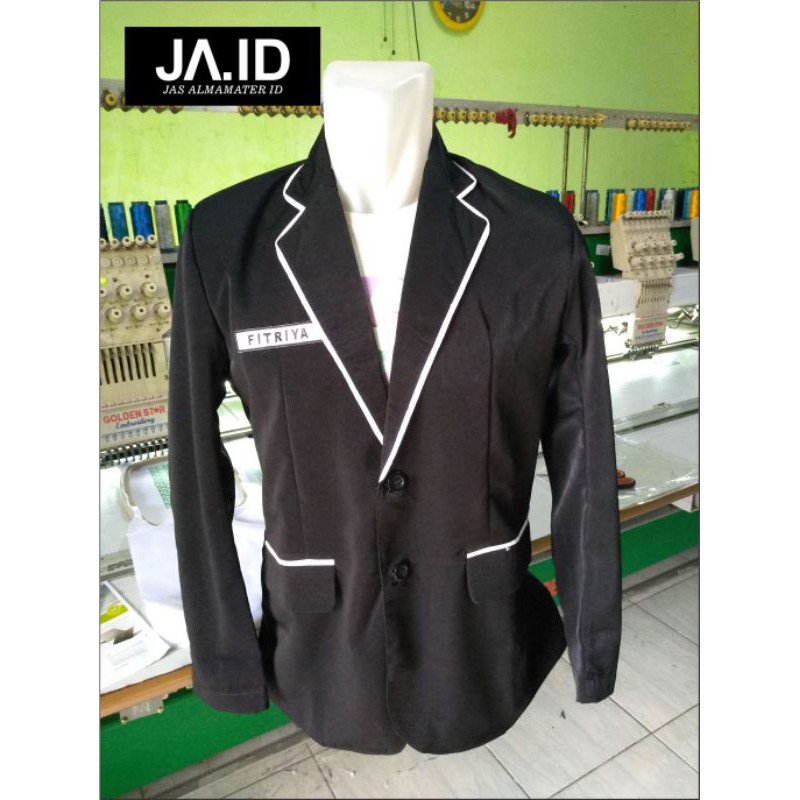 Jas almamater sekolah osis madrasah pondok pesantren ponpes formal custom, min 12pcs