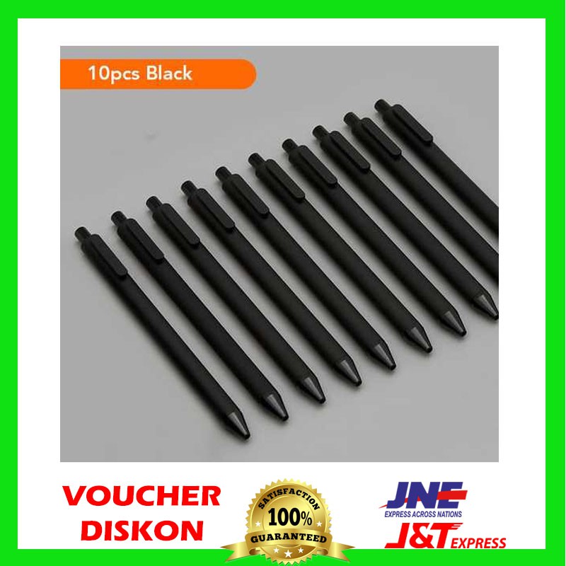 

Kacogreen Signing Gel Ink Pen Pena Pulpen Hitam 10 PCS - Pulpen Gel