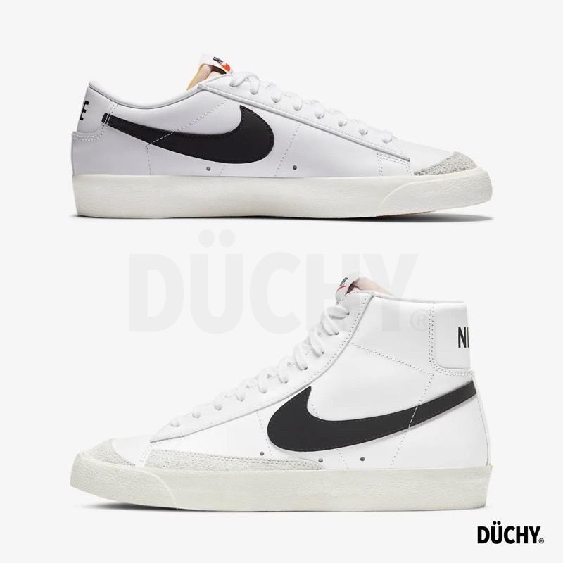 NIKE BLAZZER MID / LOW ‘77 VINTAGE BLACK WHITE BRAND NEW IN BOX 100% ORIGINAL