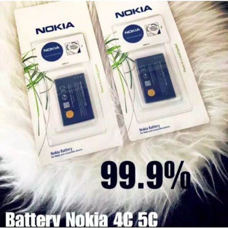 Baterai Nokia Original BL-5C / BL5C Hitam