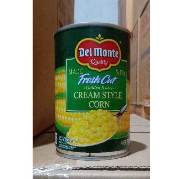 

delmonte cream style corn 425gr jagung halus kaleng