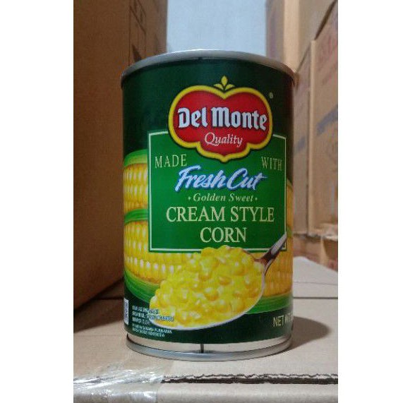 delmonte cream style corn 425gr jagung halus kaleng