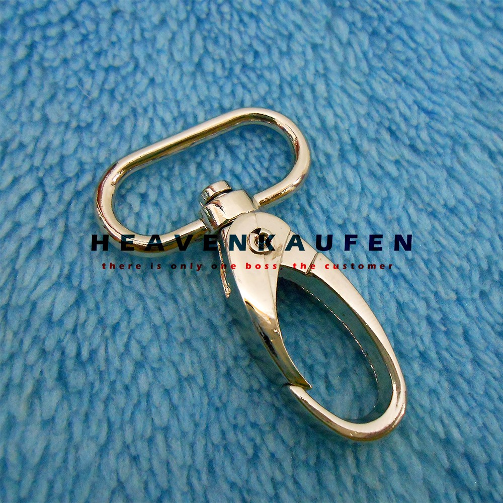 Pengait Kait Hook Tas 2,5 cm Nikel Silver Tebal Premium Quality