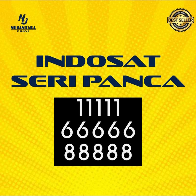 NOMOR CANTIK INDOSAT SERI PANCA NOMOR PERDANA INDOSAT OOREDO