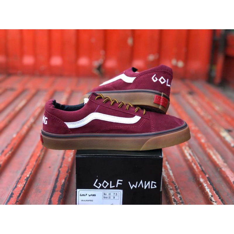 BEST PRODUCT - Sepatu Sneakers Casual Pria Vans Golf Wang Waffle DT