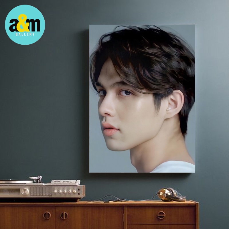 Poster Kayu BRIGHT Hiasan Dinding Kamar Aktor Drama Thailand I Pajangan Dinding Kamar K-POP Wall Decor Kamar - A&amp;M