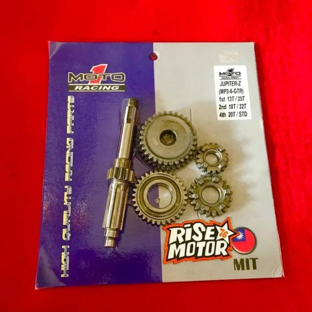 Gear Ratio Moto 1 Jupiter Z MP 3 6 GTR