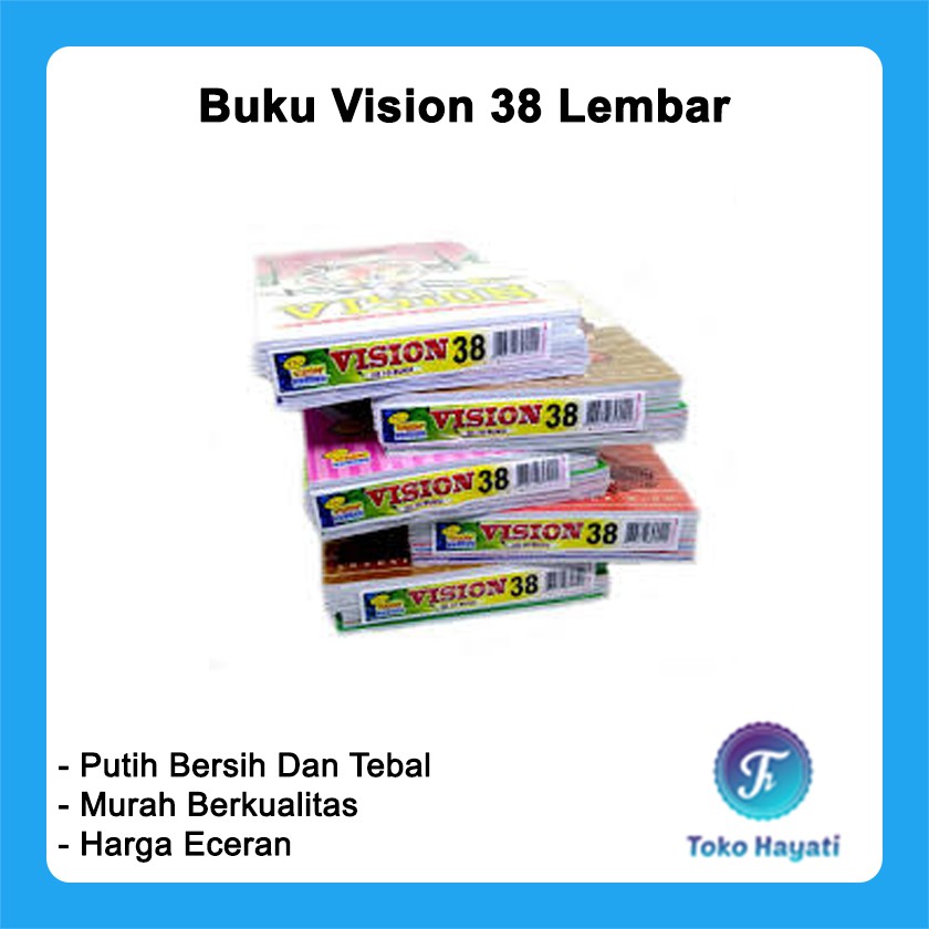 

Buku Tulis Vision 38 Eceran