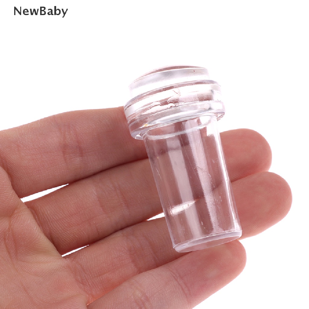 Newstempelscraper Bahan Silikon Jelly Transparan Untuk Nail Art