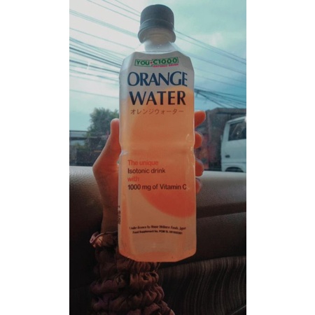 

orange water