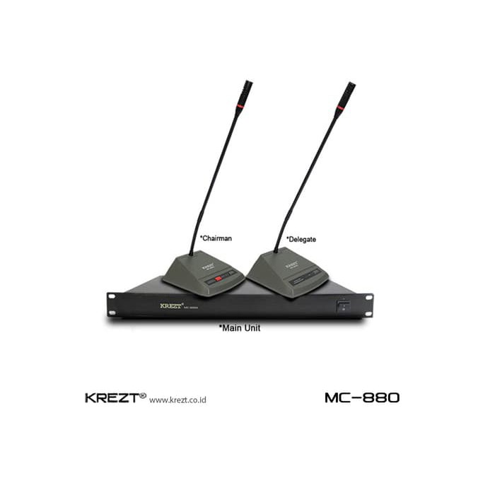 Mic Conference Krezt MC 880 Chairman + Delegate