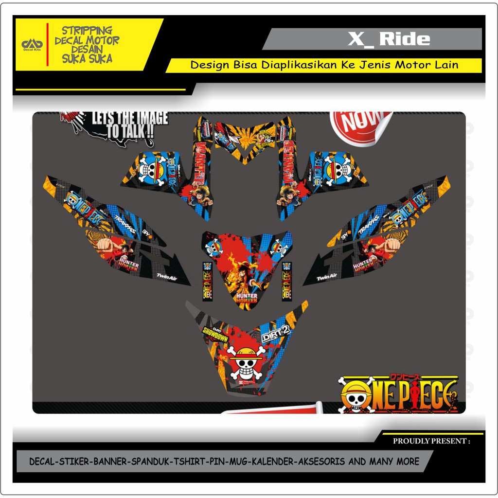 Sticker Decal X Ride 115 Lama Full Body ONE PIECE 1