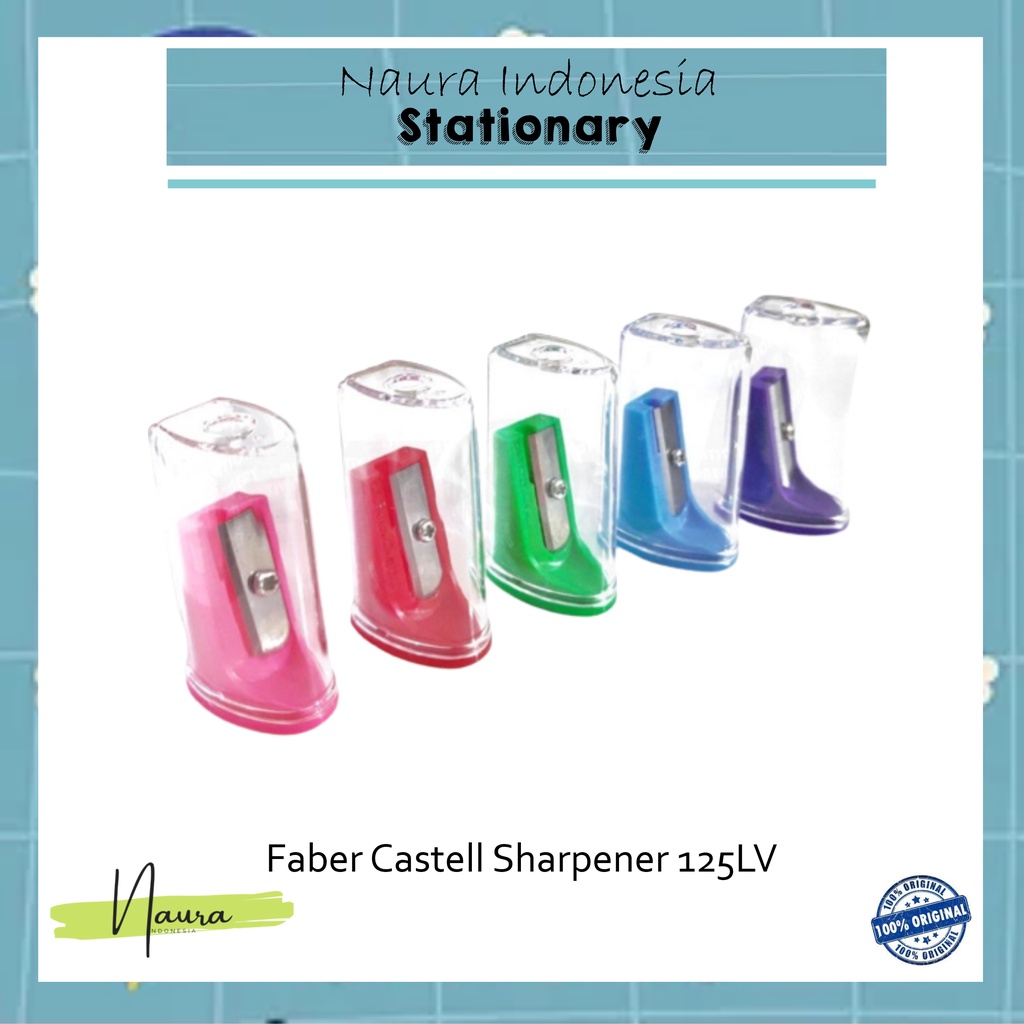 

FABER CASTELL SHARPENER 125LV | RAUTAN 125 LV FABER | RAUTAN PENSIL