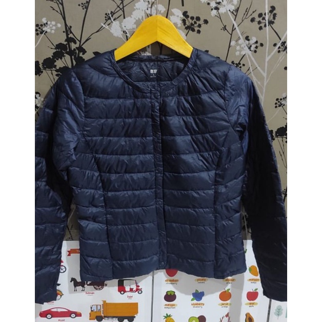 jaket bulang ultralight uniqlo second