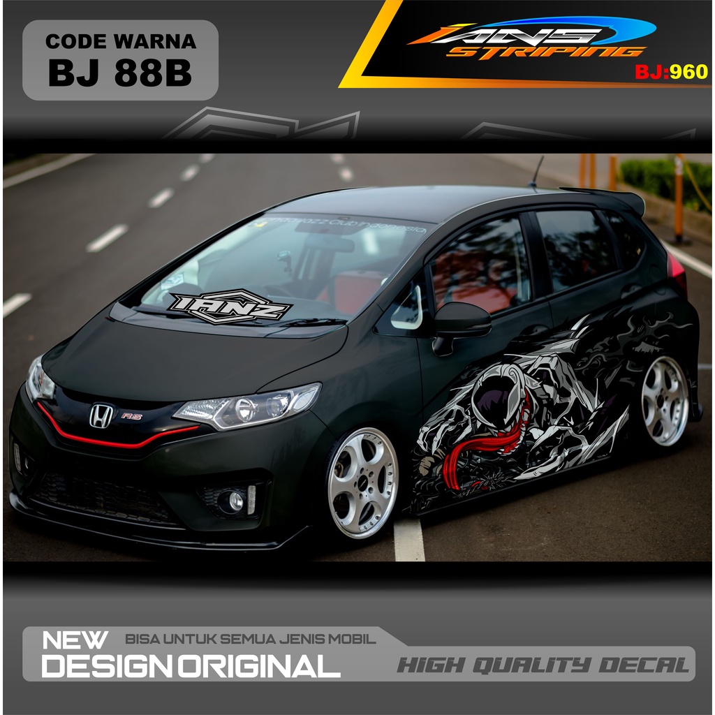 STICKER DECAL MOBIL JAZZ BRIO SWIFT / STIKER MOBIL / DECAL STICKER MOBIL / STIKER YARIS AYLA