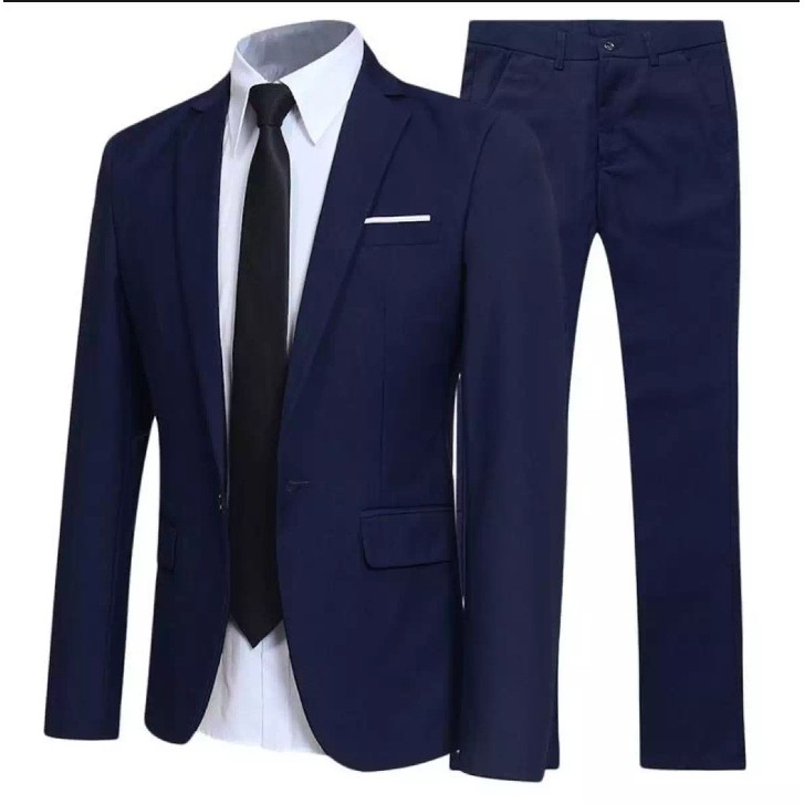 SETELAN JAS PRIA SLIMFIT BASIC FORMAL 4IN1 - TWIST KYLE LIST WHITE STYLE ORIGINAL NIKAYU HIGH TWIST