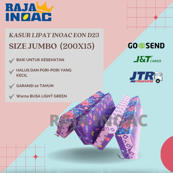 KASUR BUSA LIPAT INOAC EON D23 Ukuran  200x15 ORIGINAL INOAC GARANSI 10 TAHUN - RAJAINOAC