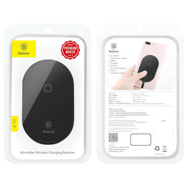 Baseus Eksternal Qi wireless charging receiver type c & micro usb