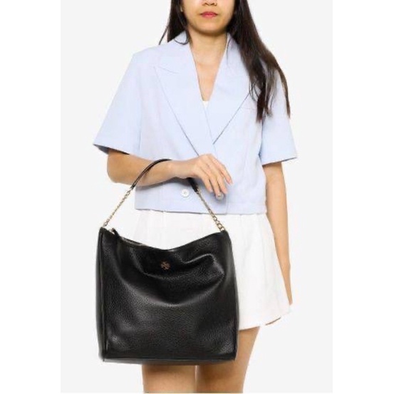 TB CARTER SHOULCY HOBO  BLACK