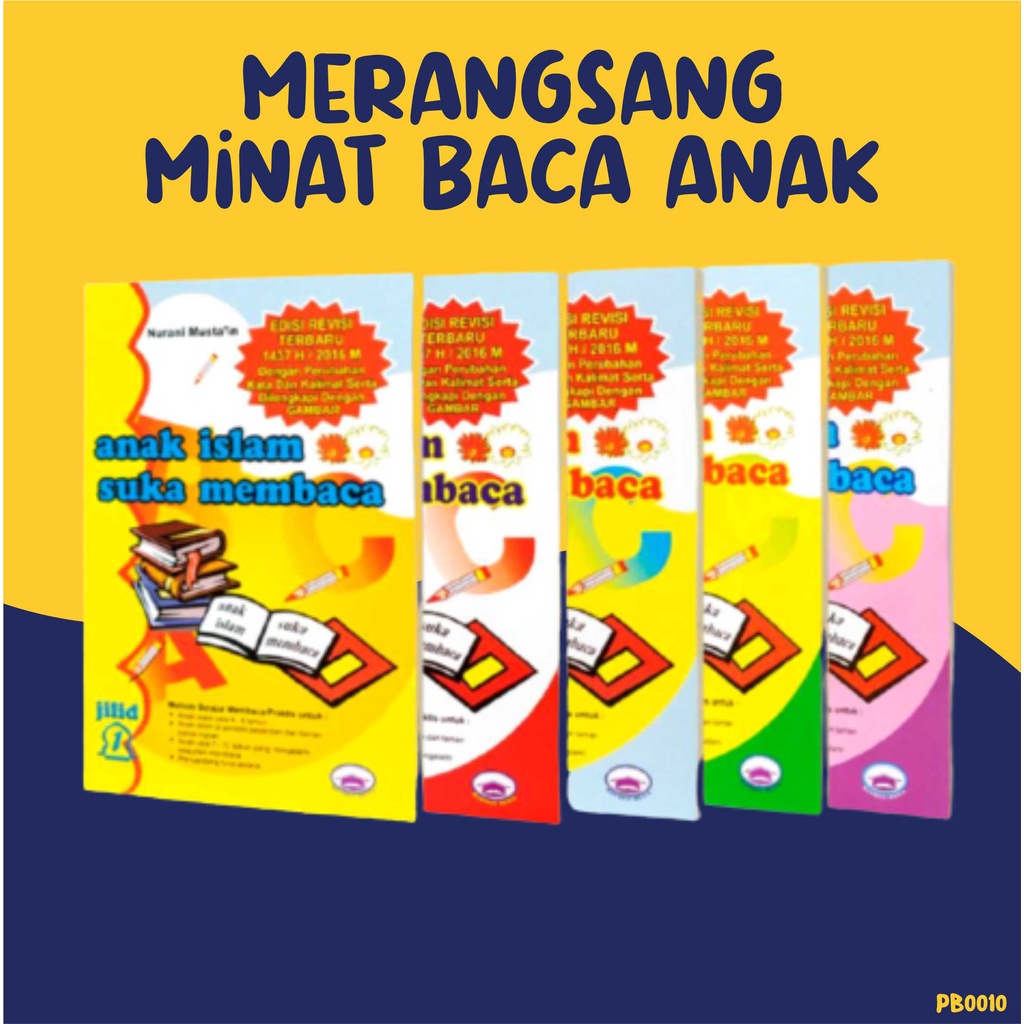 

Buku Anak Islam Suka Membaca Buku belajar membaca anak - PB0010