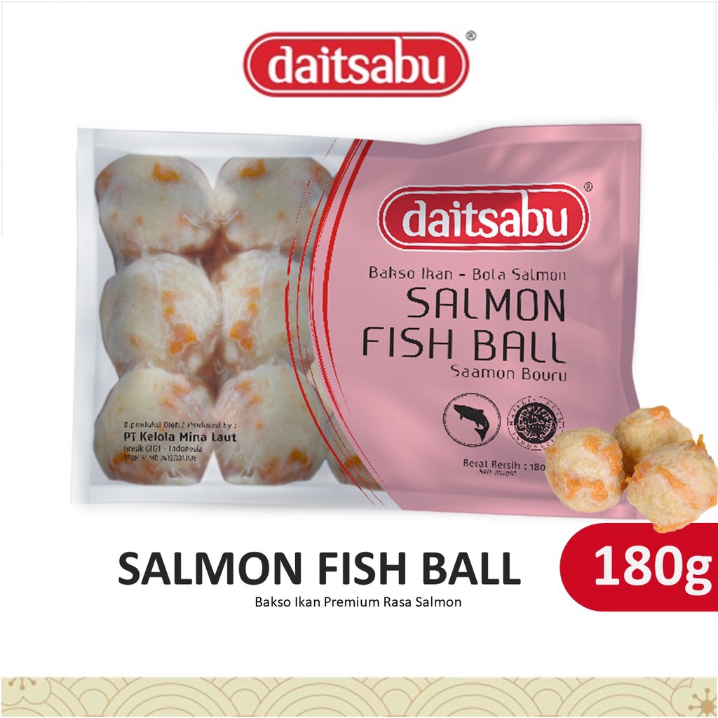 

DAITSABU Salmon Fish Ball 180 gr - Bakso Ikan