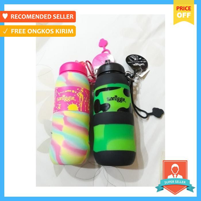 Smiggle Botol Minum Rubber Drink Bottle - Bekal - Botol Minum & Termos