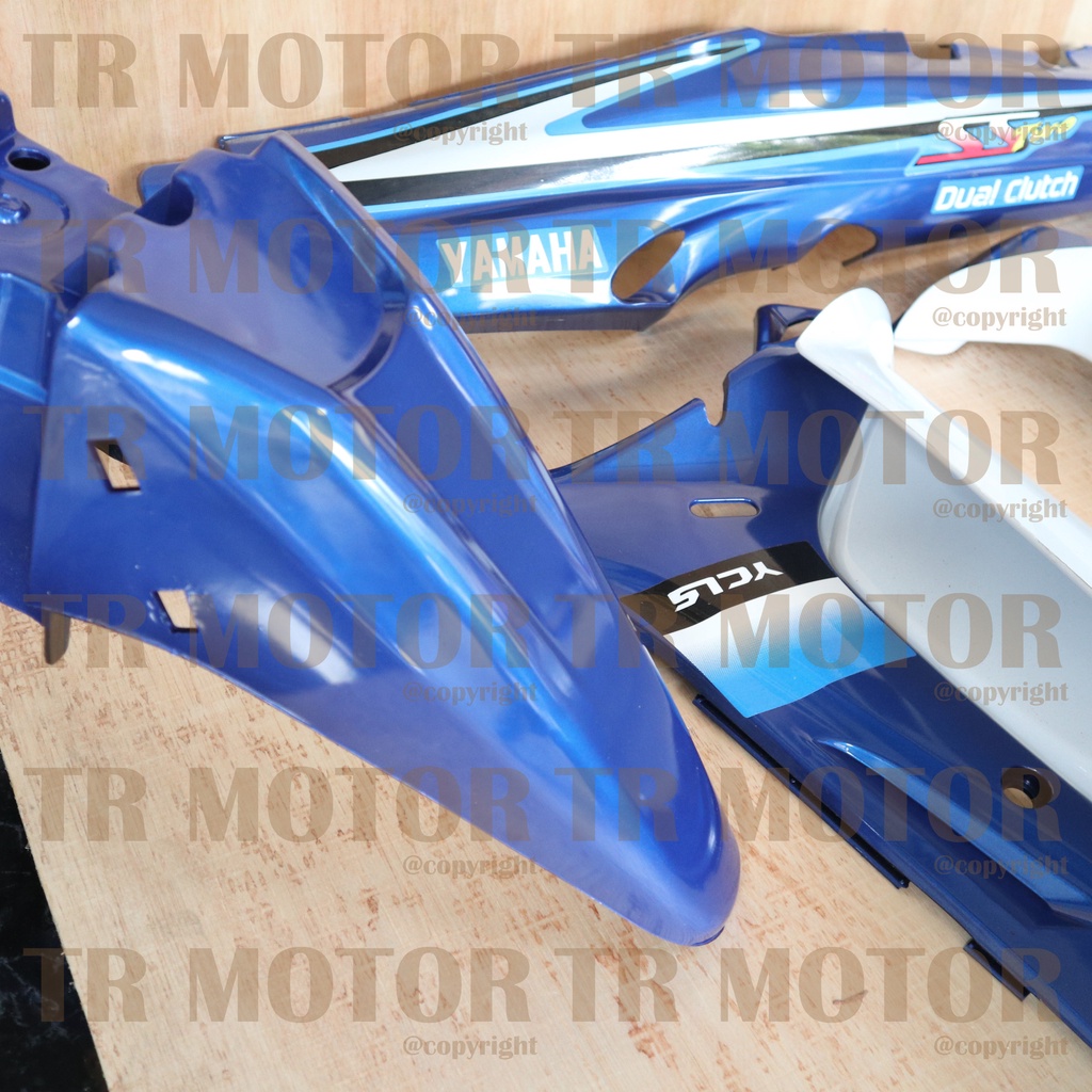 Cover Body Fizr F1zr SS Two Biru Full Set Halus Cover Bodi Yamaha Fiz r