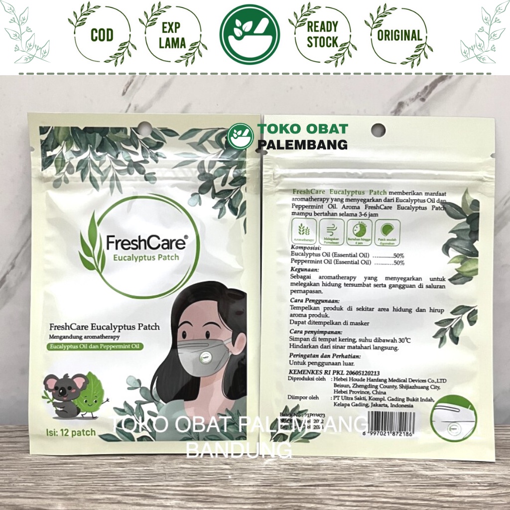 Jual FRESH CARE EUCALYPTUS PATCH 12 PATCH MASKER FRESHCARE STIKER ...