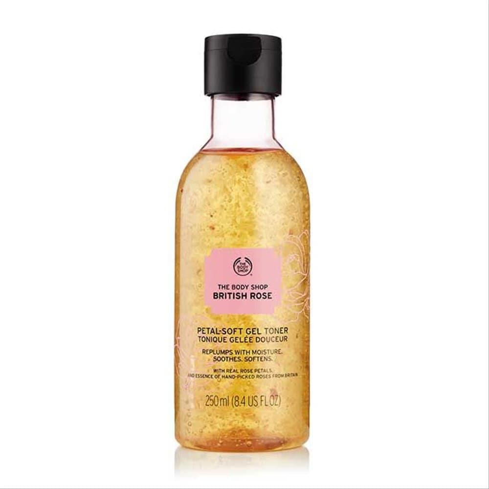 The Body Shop BRITISH ROSE Petal Soft Gel Toner 250ml - Toner Wajah