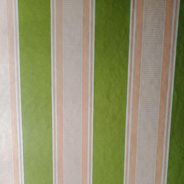Terlaris Wallpaper Motif Salur | Wallpaper Salur Hijau
