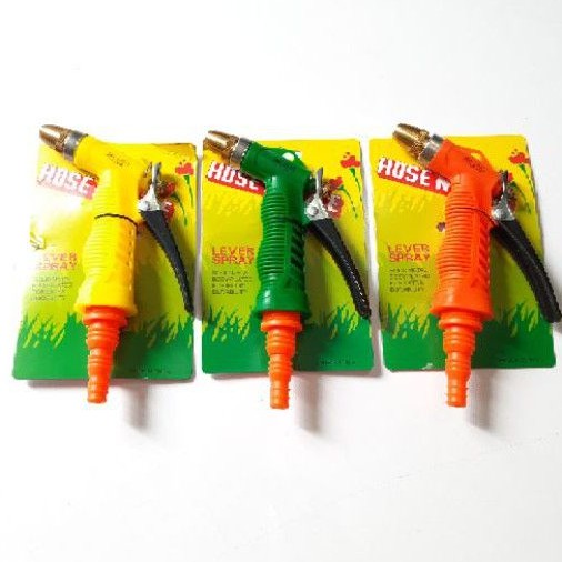 Semprotan Tembak taman PVC Kepala Kuningan / Semprotan air Hose Nozzle