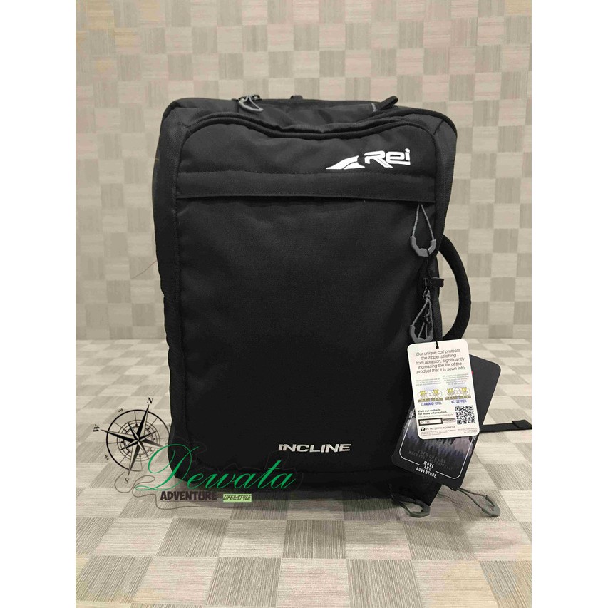 Original TAS PUNGGUNG Ransel Rei-Seri MF LAPTOP INCLINE-Black