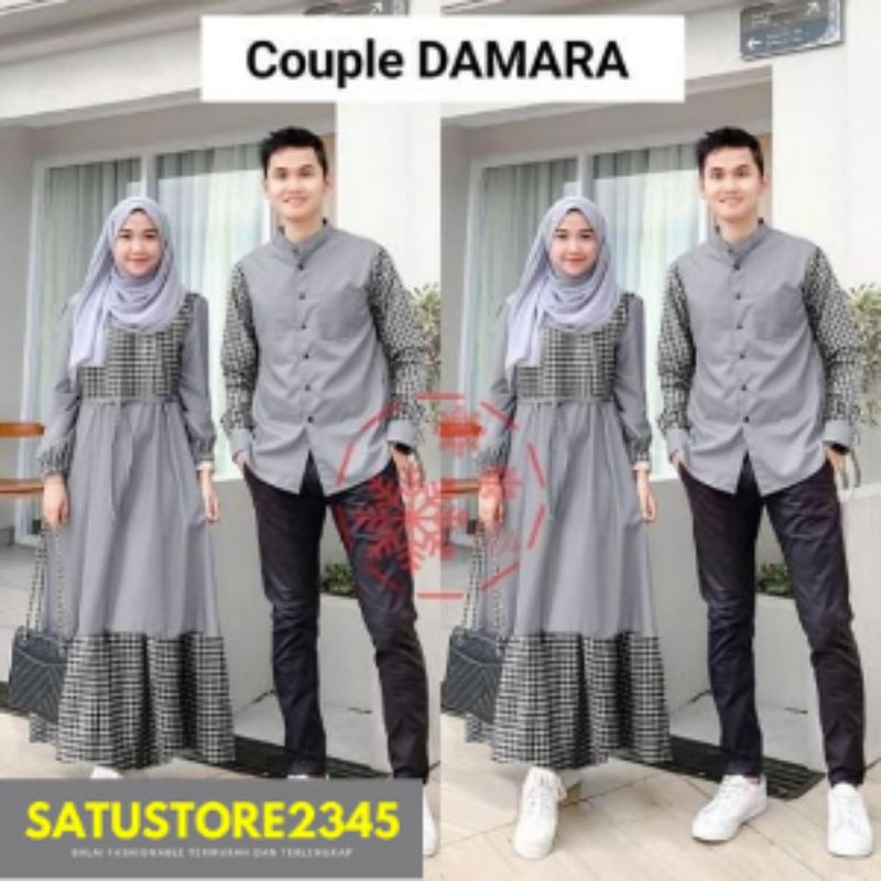 Couple Viola / Baju Pasangan Muslim / Couple Terbaru / Couple Cewek Cowok / High Quality