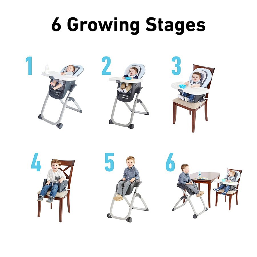 Graco Duodiner Dlx 6 In 1 High Chair Converts To Dining Booster Seat Shopee Indonesia Graco Duodiner Dlx 6 In 1 High Chair Converts To Dining Booster Seat Shopee Indonesia