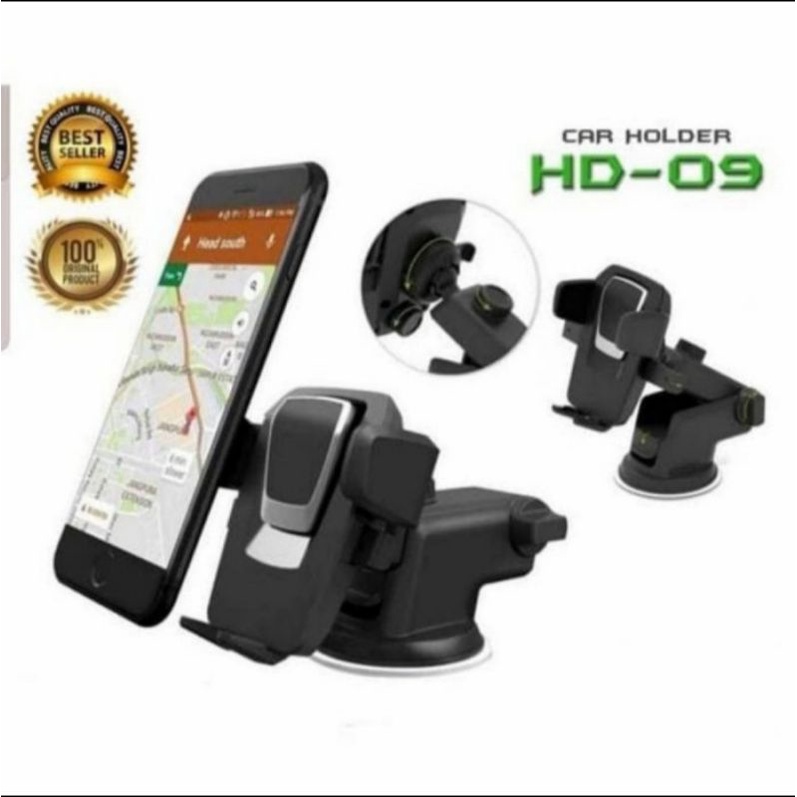 Holder Mobil HD09 Phone Standing Car Dudukan HP