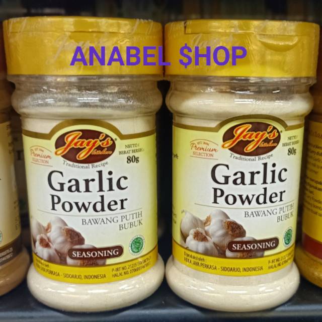 

Jay's Garlic Powder Seasoning Jays Bumbu Bawang Putih Bubuk Jay