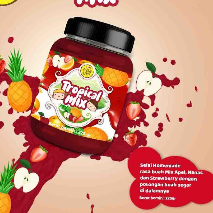 

(kode-770) Selai TROPICAL MIX 200Gr - OlesinAjah - Homemade ..