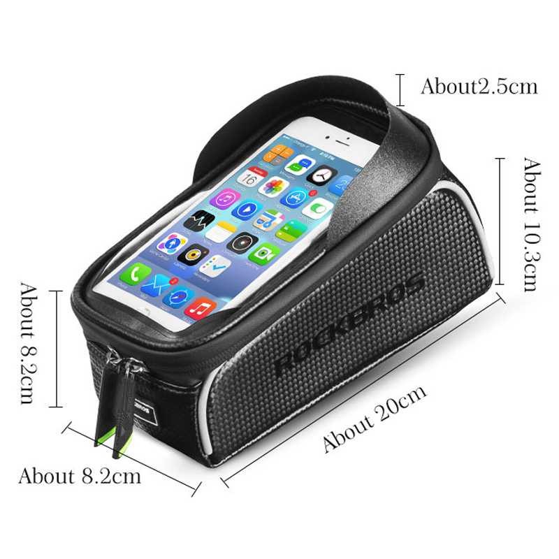 Rockbros Tas Sepeda 6.0 inch HP Bicycle Bag Handphone Murah Tas Speda Gunung Hitz Terbaru