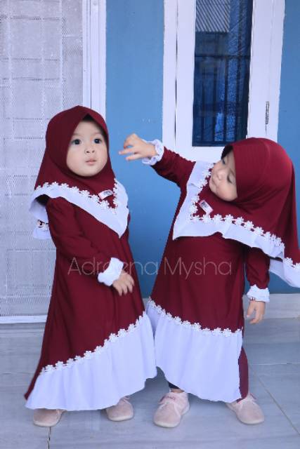 GAMIS KAMILA Size 3-6 Tahun / Hijab anak syar'i