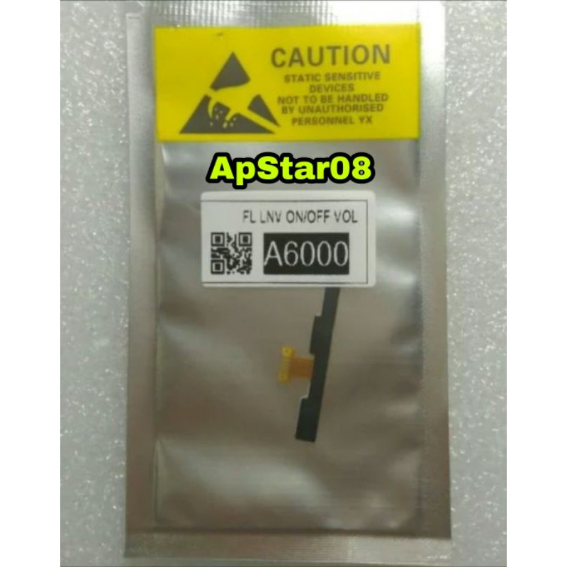 Lenovo A6000 Flexible Flexibel Tombol On Off Volume Lenovo A6000