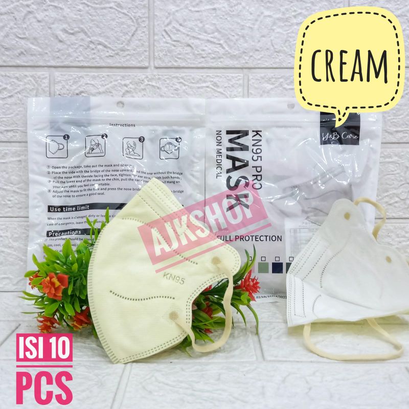 Masker KN95 Pro Y&amp;B Care isi 10 pcs