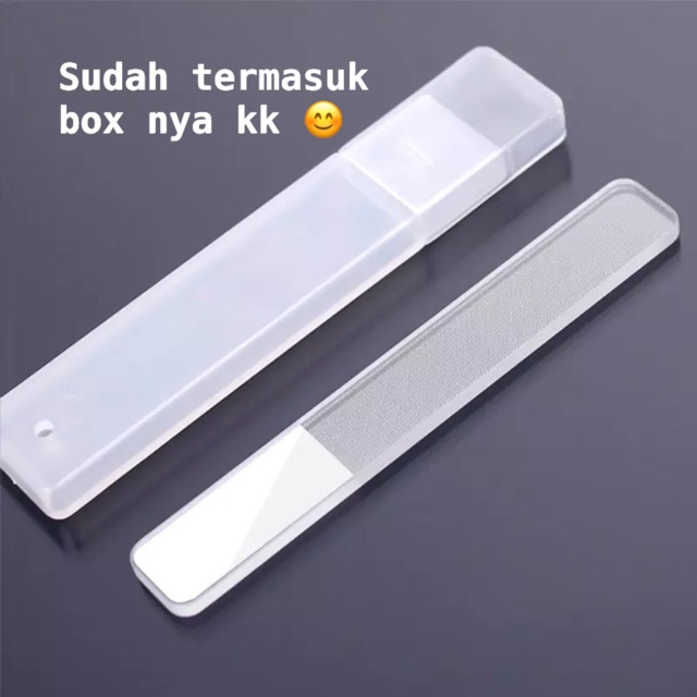 KIKIR KUKU PENGKILAP kikiran kuku manicure NANO GLASS nail file buffer kikir penghalus mengkilap