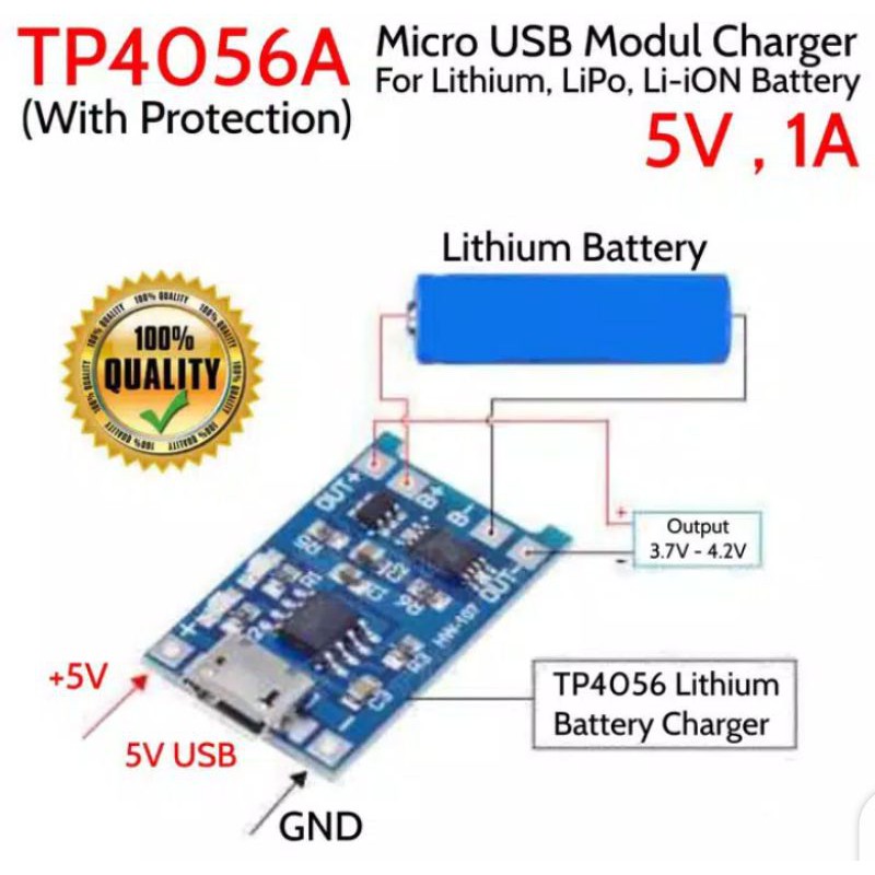 micro usb modul charger