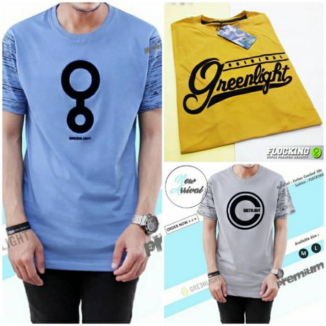 Kaos Greenlight Shopee - Desain Kaos Menarik