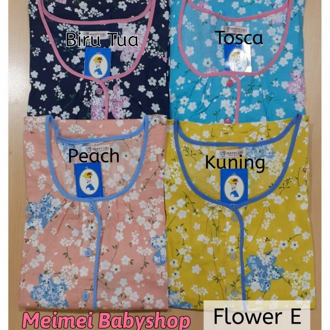 Hj21- Daster Katun Pretty Girl / Daster Busui Bumil / Baju Tidur Wanita