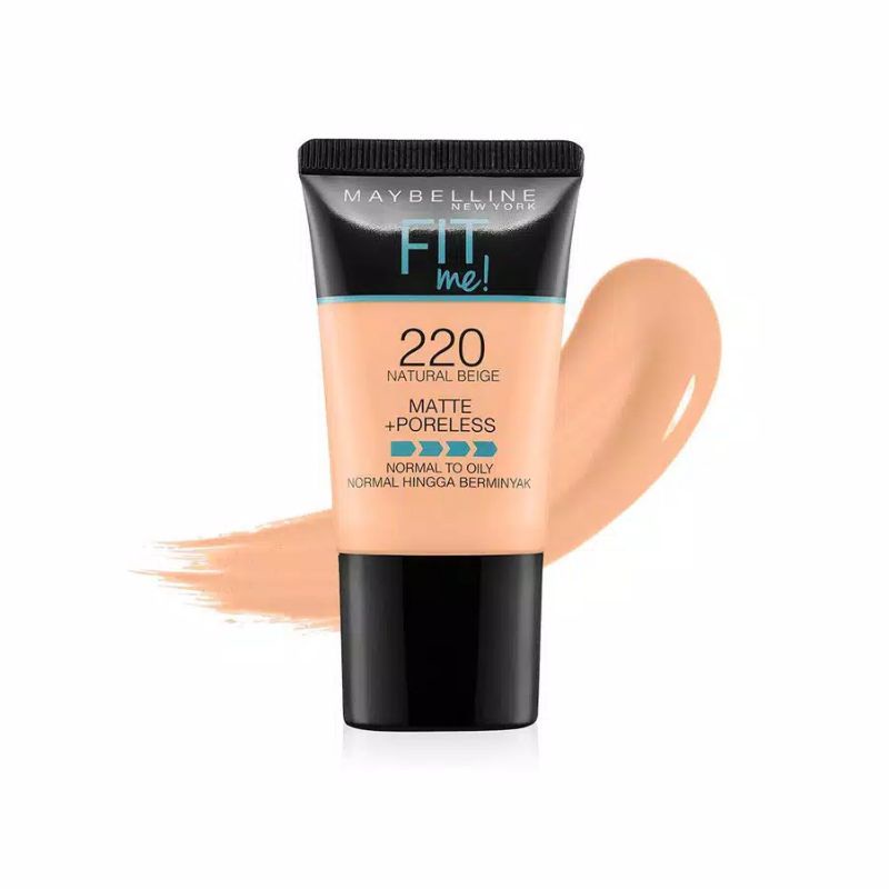 Jual MAYBELLINE Fit Me! Matte + Poreless Foundation 18ml | Shopee Indonesia