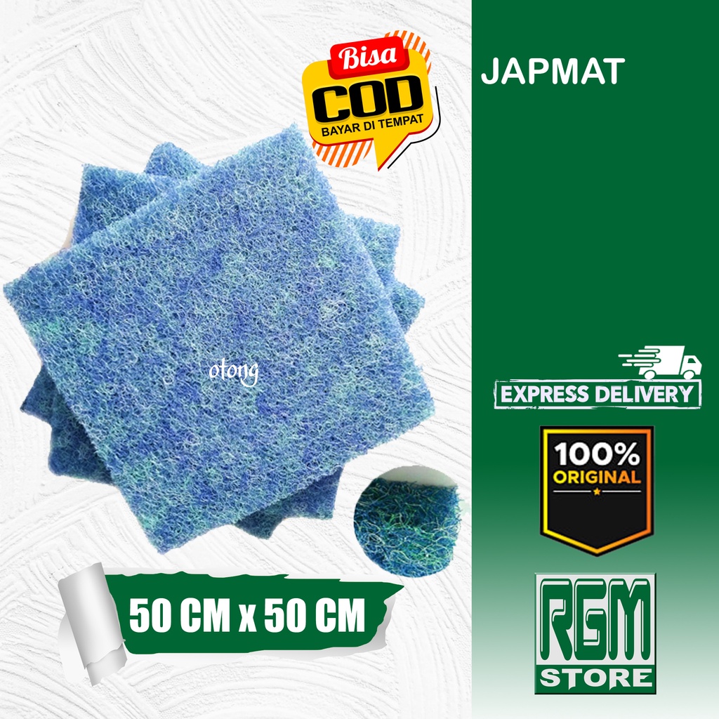 JAPMAT MEDIA FILTER KOLAM KOI JAP MAT BUSA FILTER JEPANG 50x50cm