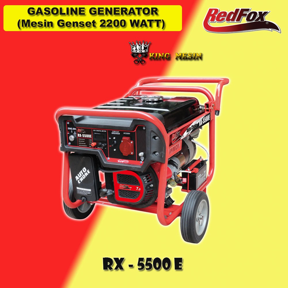 GASOLINE GENERATOR/MESIN GENSET 2200 WATT RX-5500E