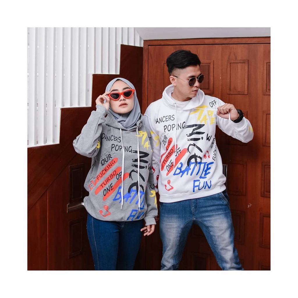 NICE BATTLE HOODIE || SWEATER HOODIE UNISEX