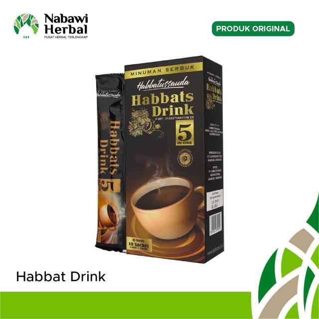 

Habbat's Drink Minuman Herbal Serbuk Habbattussauda Kemasan Isi 3 Sachet